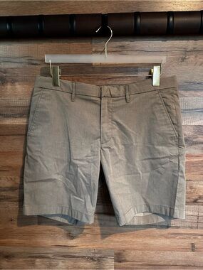 Nordstrom Tech-Smart Slim Fit Shorts Men’s 35W Khaki Performance Stretch